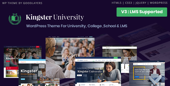 Kingster 3.0 Education School WordPress