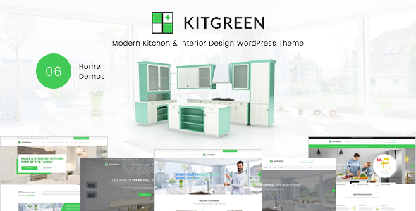 KitGreen 3.1.2 - Interior and Kitchen Design WordPress Theme