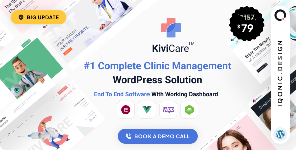 KiviCare 60 - Medical & Health WordPress Theme for Clinics
