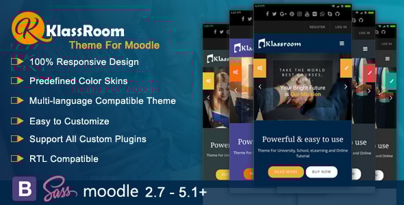 Klassroom 2.7 - Premium Moodle Theme