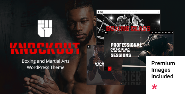 Knockout - Boxing & Martial Arts WordPress Theme