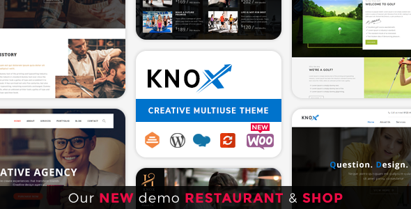 Knox 8.3 - Multi-Business Modern WordPress Theme