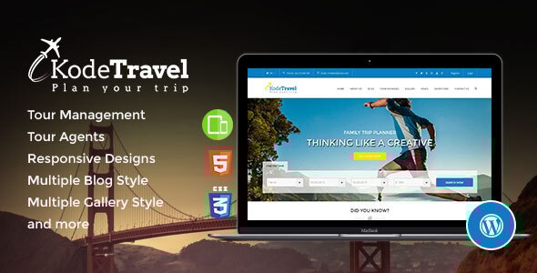 KodeTravel 5.0 - Tourism WordPress Theme