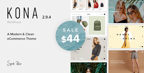 Kona 2.9.3 - Modern & Clean eCommerce WordPress Theme