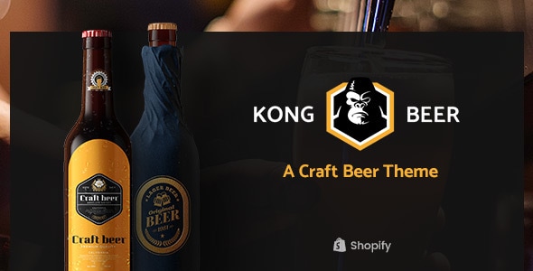 Kong 1.2 - Alcohol Beer & Liquor Store Shopify Theme