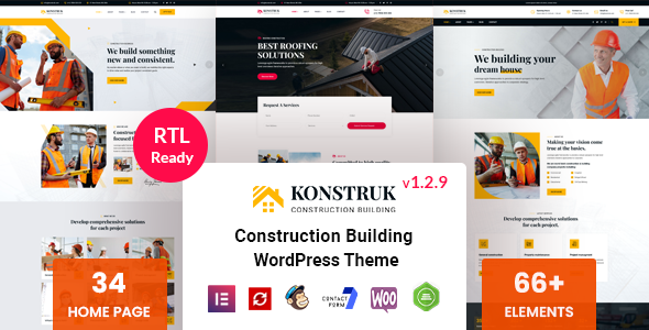 Konstruk 31.0 - Construction WordPress Theme