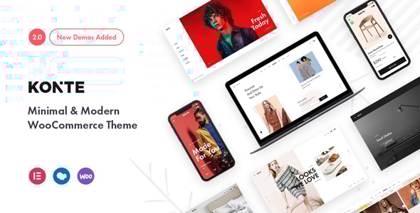 Konte 2.4.9 - Minimal & Modern WooCommerce WordPress Theme