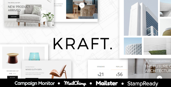 Kraft - Email Template for Interior Design and Architecture - StampReady  Mailster & Mailchimp