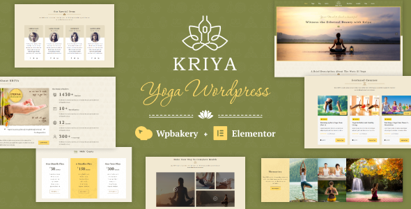 Kriya 4.7 - Yoga WordPress Theme