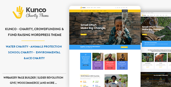 Kunco 5 - Charity & Fundraising WordPress Theme