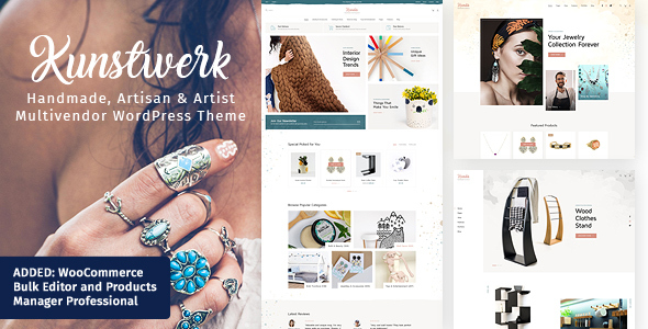 Kunstwerk 2.5 - Handycraft Marketplace WordPress Theme