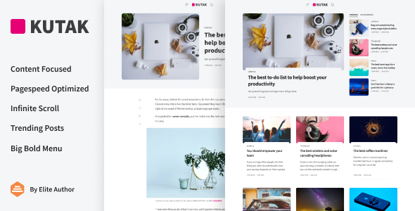 Kutak 3.0 - Minimal Blog WordPress Theme