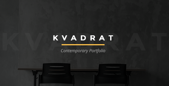 Kvadrat 2.1 - Contemporary Portfolio WordPress Theme