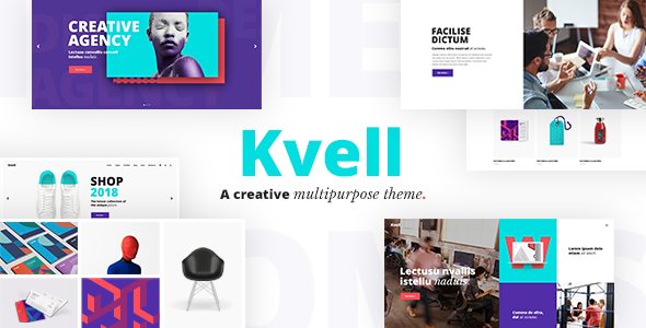 Kvell 1.6 - A Creative Multipurpose WordPress Theme for Freelancers and Agencies
