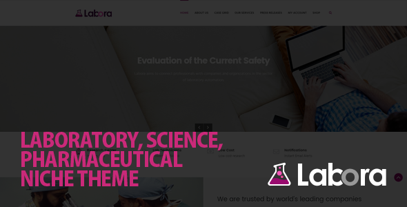 Labora 6.1 - Business Laboratory & Pharmaceutical WordPress Theme