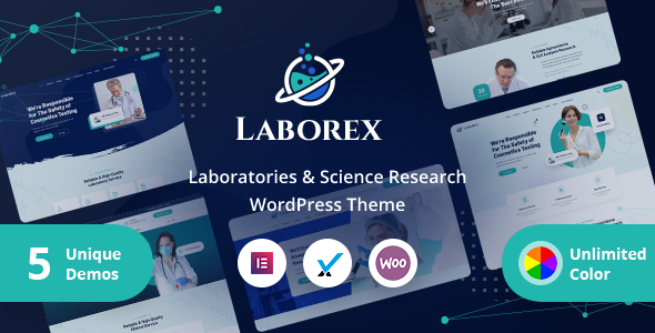 Laborex  Laboratory & Research WordPress Theme