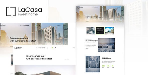 LaCasa  Interior & Exterior Decoration WordPress Theme