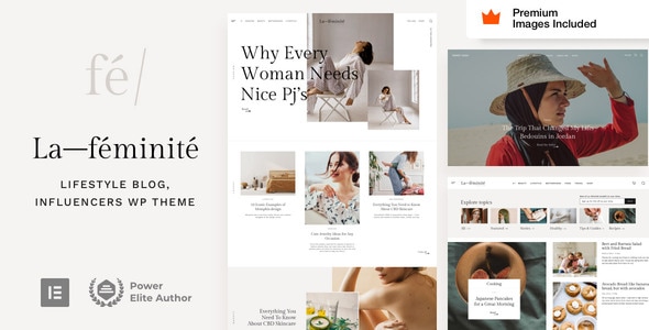 LaFeminite 6.9 - Personal Blog WordPress Theme