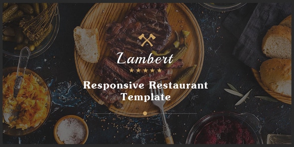 Lambert - Restaurant  Cafe  Pub Template