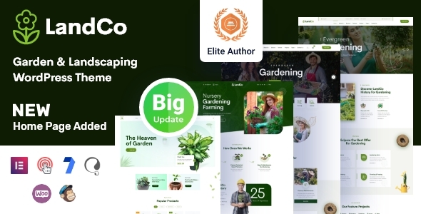 Landco 6.9 - Garden & Landscaping WordPress Theme  RTL