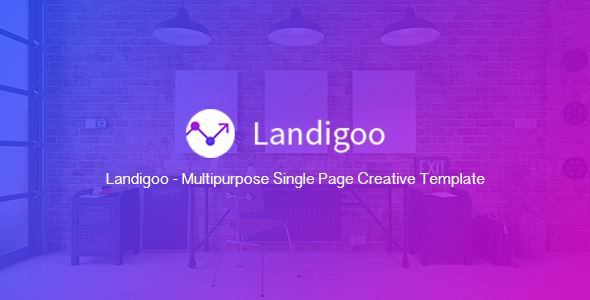 Landigoo 1.0 - Multipurpose Single Page Creative Template