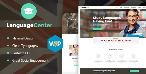 Language Center 1.4.3 - Online Courses & Education WordPress Theme