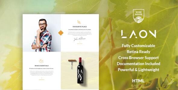 Laon 1.1.2 - Wine House Vineyard & Shop HTML Template