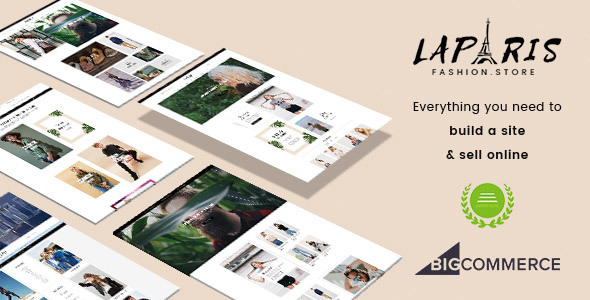 LaParis 2.0 - Simple Creative Responsive BigCommerce Theme - Stencil Based