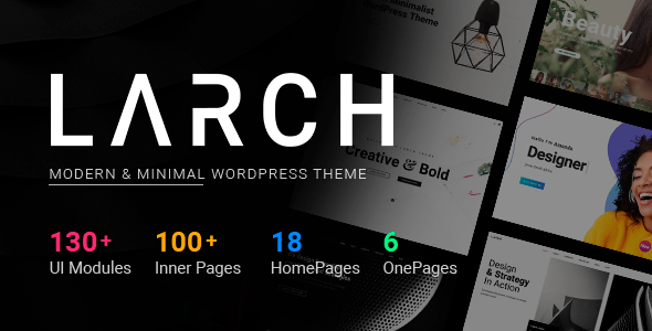 Larch 2.5.1 - Responsive Minimal Multipurpose WordPress Theme