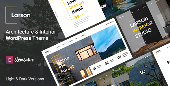 Larson 1.2.0 - Architecture WordPress Theme