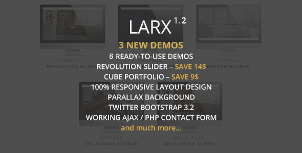 LARX 1.2 - Interior Design Studio Template