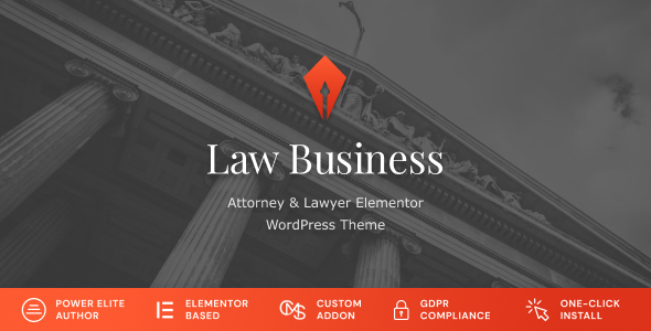 LawBusiness 2.2.1 Attorney & Lawyer WordPress Theme