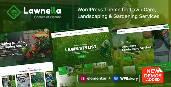 Lawnella 3.0.4 - Gardening & Landscaping WordPress Theme