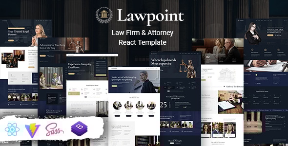 Lawpoint - Attorney Lawyer React Template