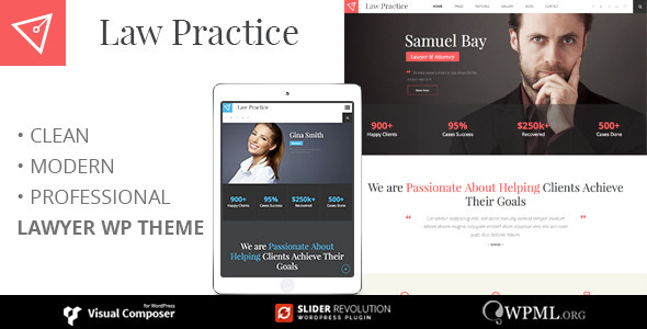 LAWPRACTICE 3.8 - Lawyer Responsive Wordpress Theme