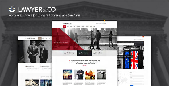 Lawyer&Co  WordPress Theme for Attorneys and Legal Firms