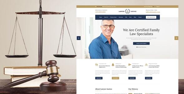 Lawyer & Justice 2.6 - WordPress Theme