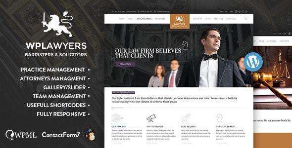 Lawyers 4.4.1 - Attorneys WordPress Theme