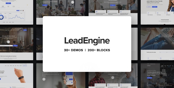 LeadEngine 5.6 - Multi-Purpose WordPress Theme with Page Builder