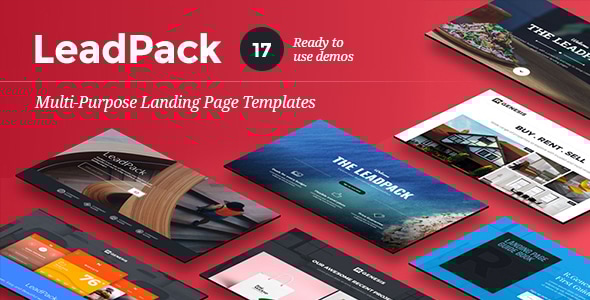 LeadPack 1.08 - Multi-Purpose HTML Landing Pages