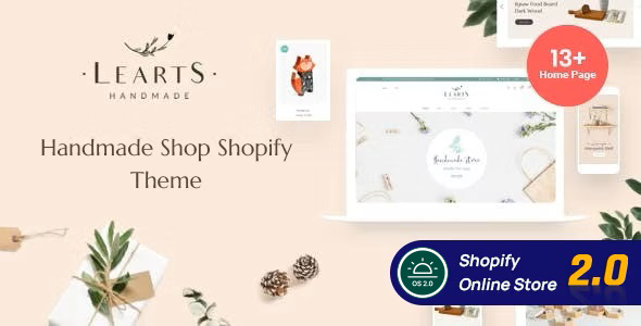 LeArts 4.0.4 - Handmade Shop Shopify Theme