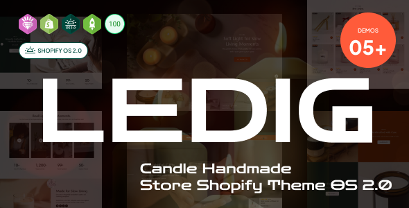 Ledig  Candle Handmade Shopify Theme OS 2.0