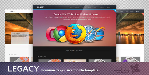 Legacy 2.1 - Responsive Joomla Theme