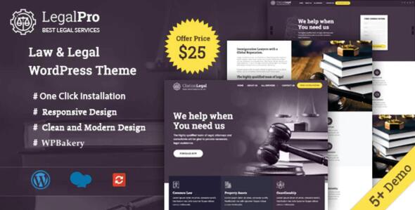 Legal Pro - LawLegal Business WordPress Theme