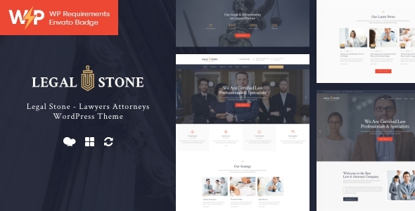 Legal 1.2.11 - Stone  Lawyers & Attorneys WordPress Theme