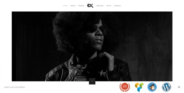 Legendo 3.6 - One Page Portfolio WordPress Theme