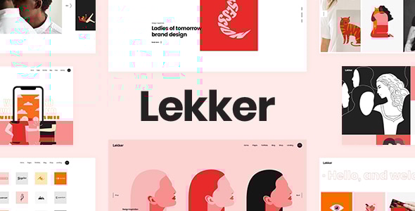 Lekker 2.2.2 Portfolio WordPress Theme