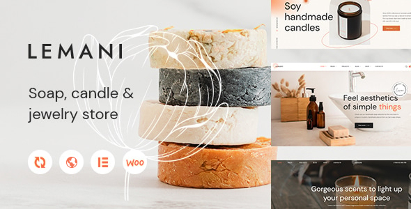 Lemani 1.1.15 - Handmade Stuffs and Jewelry WordPress Theme