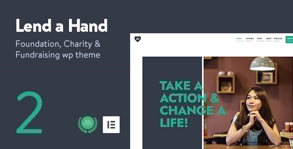 Lend a Hand 2.4 - Foundation & Charity WordPress Theme