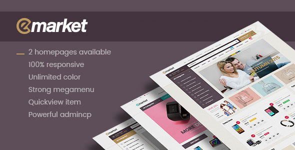 Leo Emarket 1.7.7.3 - Responsive Prestashop Theme for Marketplace & Supermarket